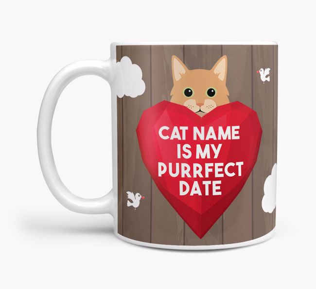 Purrfect Date: Personalized {breedCommonName} Mug